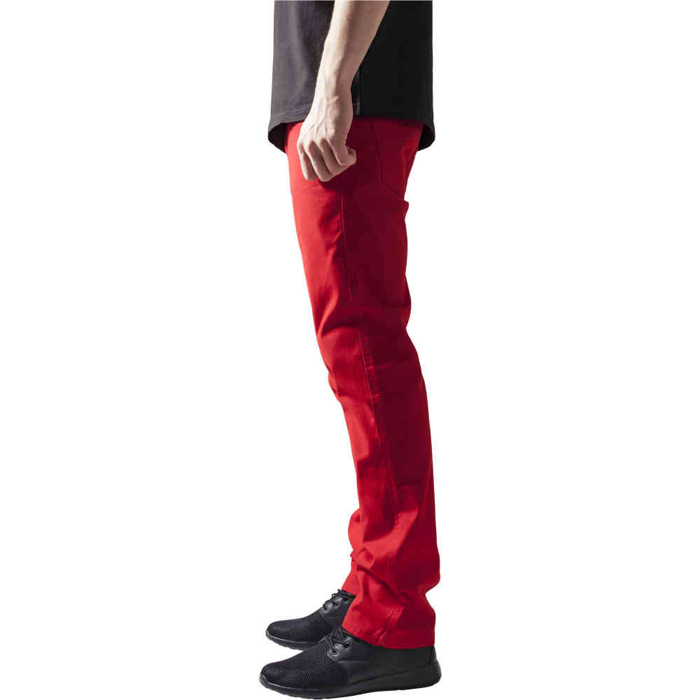 Urban Classics - Basic 5 Pocket Broek rechte pijpen - Rood